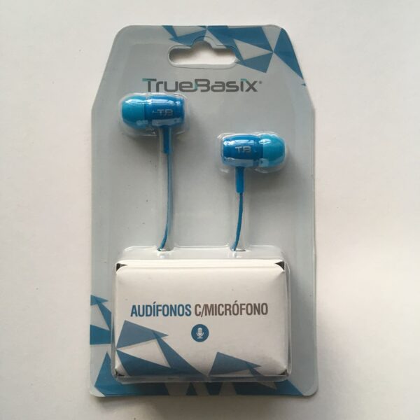 Audífonos Manos Libres Azul True Basix TB-913300