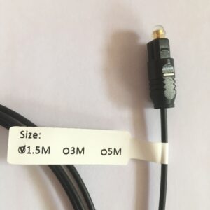 Cable De Fibra Optica 1.5 Metros Audio Digital Alta Calidad