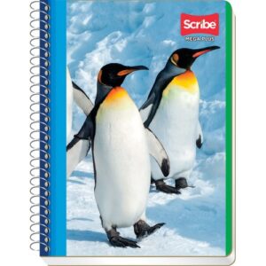 Cuaderno Espiral de 100 hojas Francés Blanco Mega Scribe