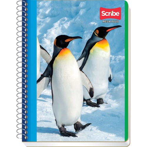 Cuaderno Espiral de 100 hojas Francés Blanco Mega Scribe