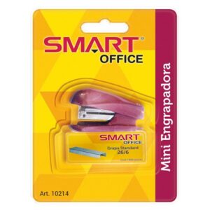 Engrapadora de Plástico Mini Metálica C1000 Grapas Smart 10214