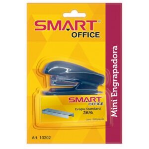 engrapadora de Plástico Mini Negro C1000 Grapas Smart 10202