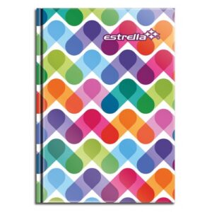 Libreta de Apuntes de 1-8 Pasta Dura C96 Hojas Estrella